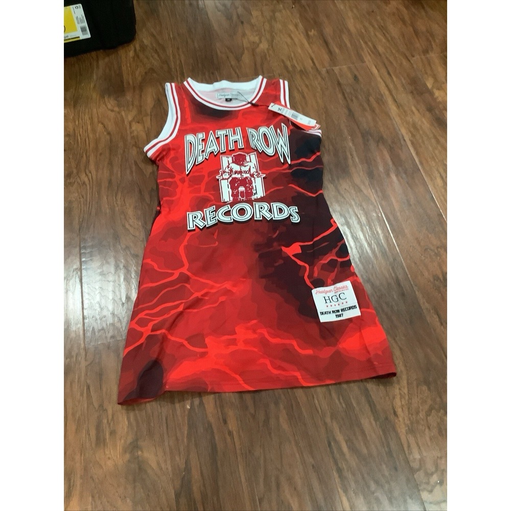 Headgear Classics Death Row Records Tank Top Jersey Dress Size XS Red Stitched